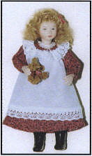 Girl's dress and pinafore