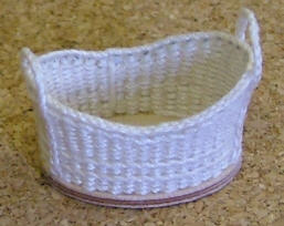 Wicker basket kit - small oval