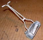Lawnmower - kit in white metal - 4