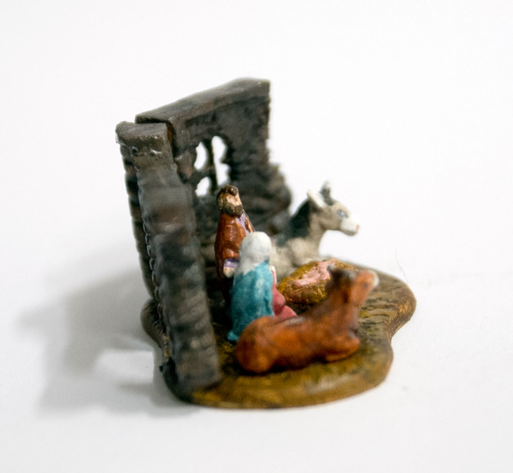 Julkrubba i metall - åtta delar - 2