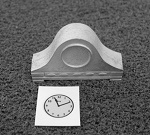 1930s onwards Mantel Clock - white metal