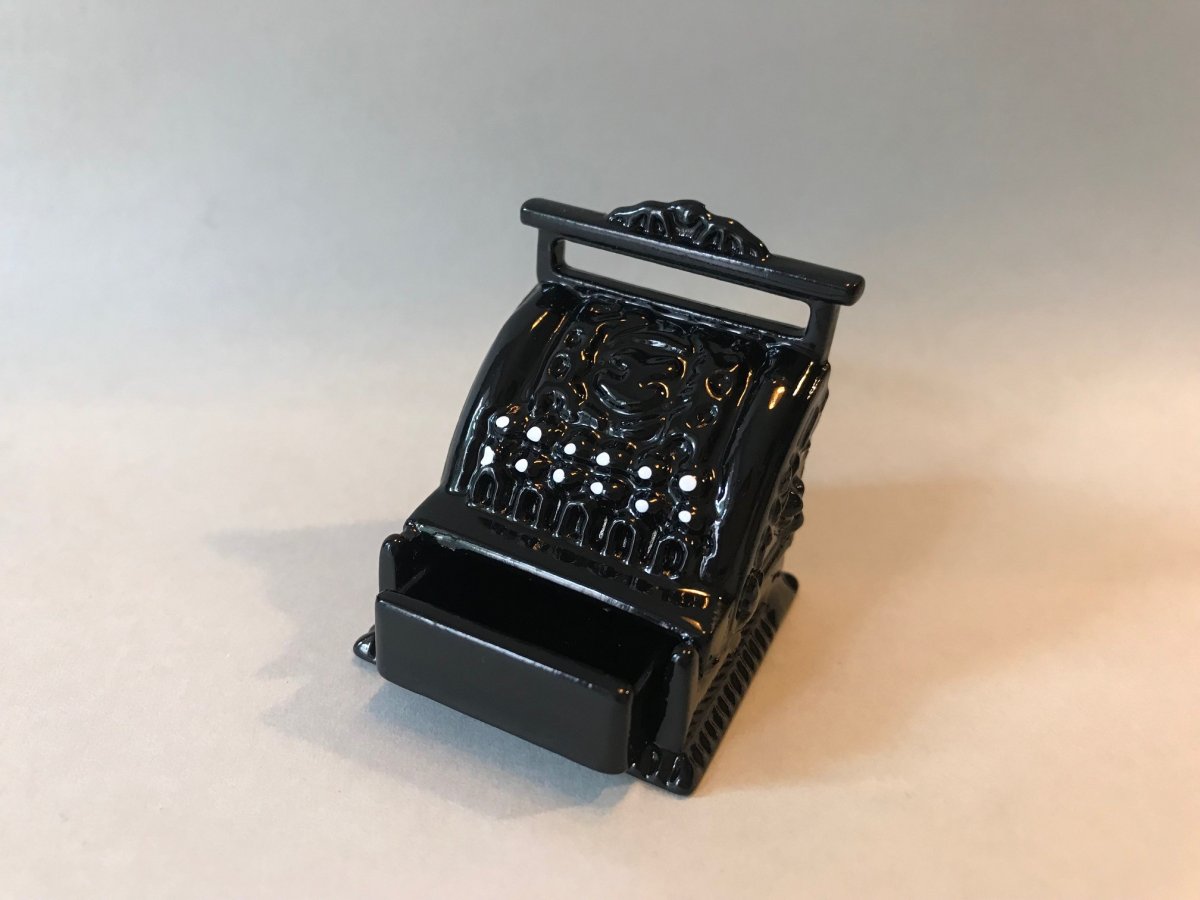 Black Cash register in old style
