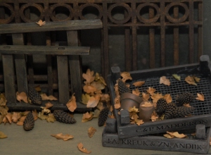 9 unpainted large Fir Cones - from Art of Mini