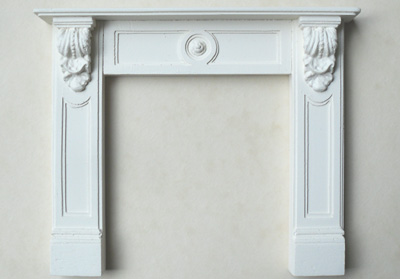 Fireplace - hard casting plaster