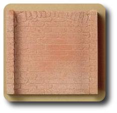 Brickback for fireplace - hard casting plaster