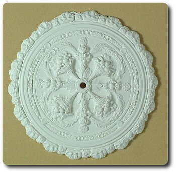 Grand ceiling rose - hard casting plaster