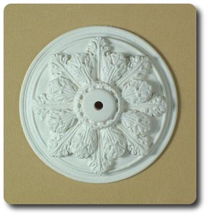 Ceiling rose - hard casting plaster