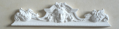 Overdoor -  hard casting plaster