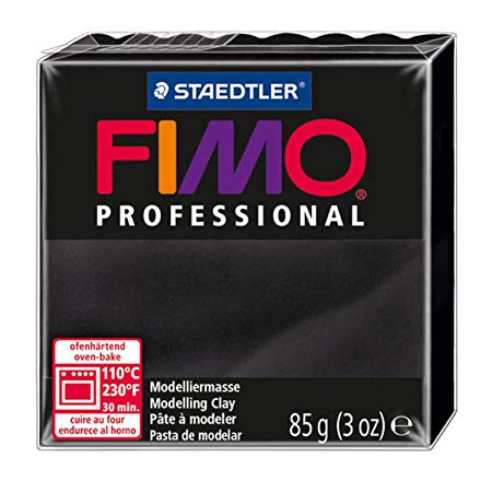 Fimo 57 gr proffessional 9 Svart