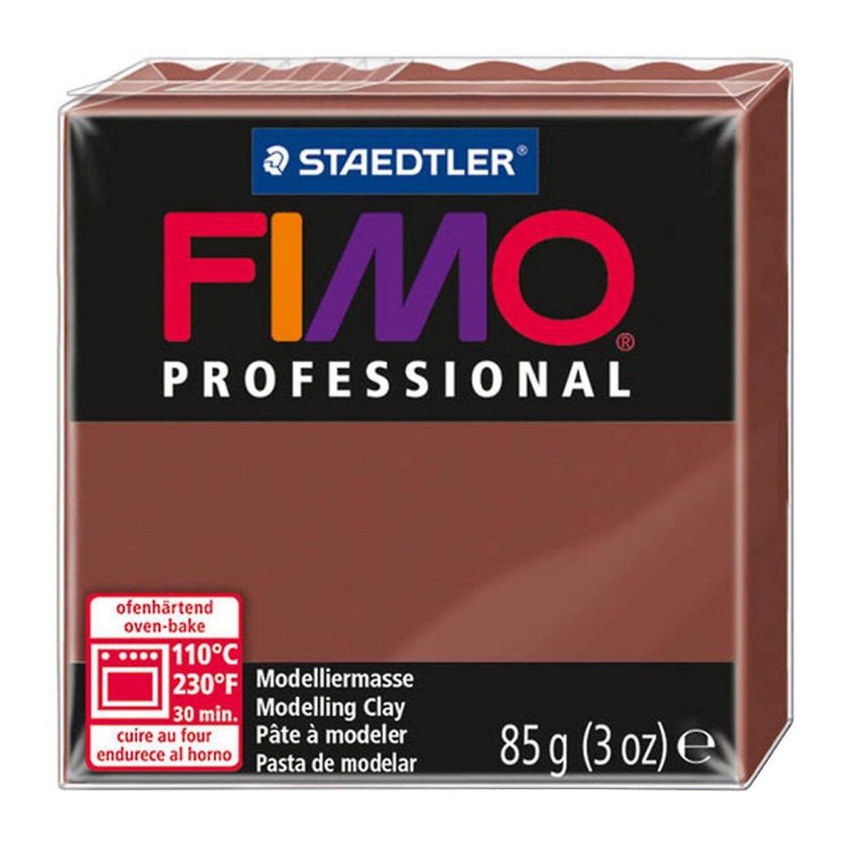 Fimo 57 gr proffessional 77 brun
