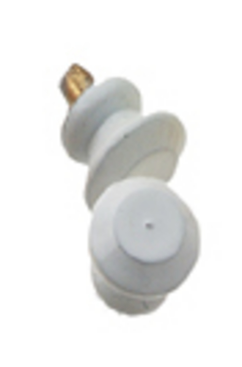 6 white knobs