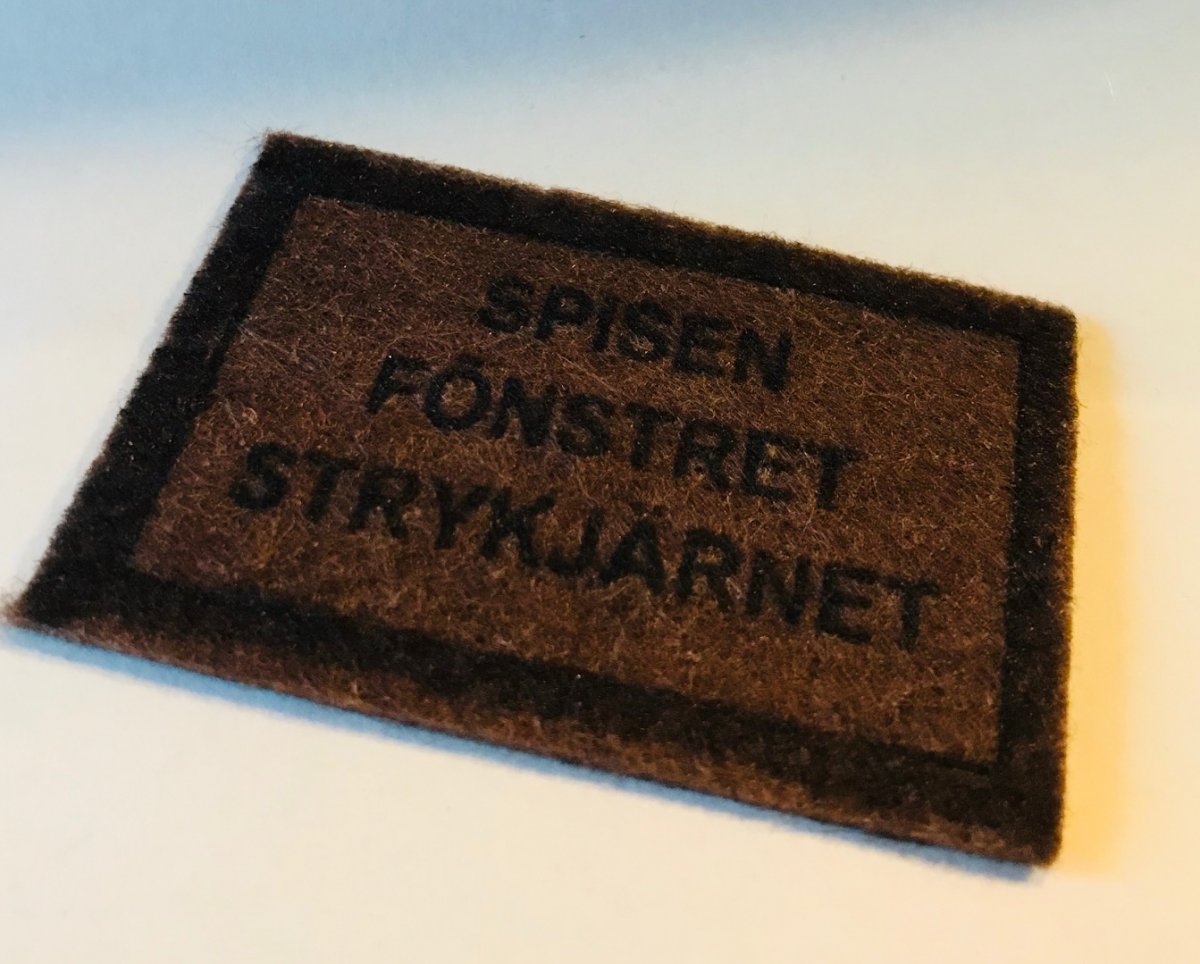 Doormat with swedish words