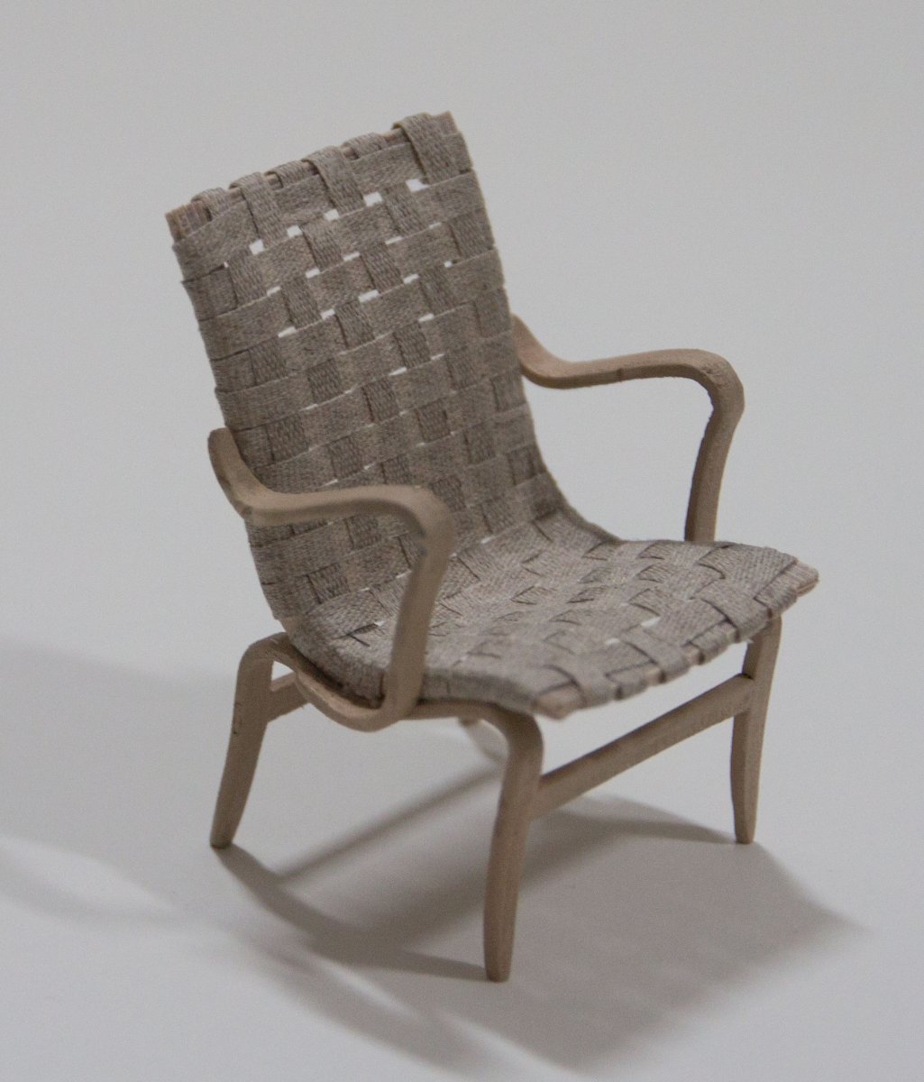 Armchair Eva by Bruno Mathsson - kit - 2