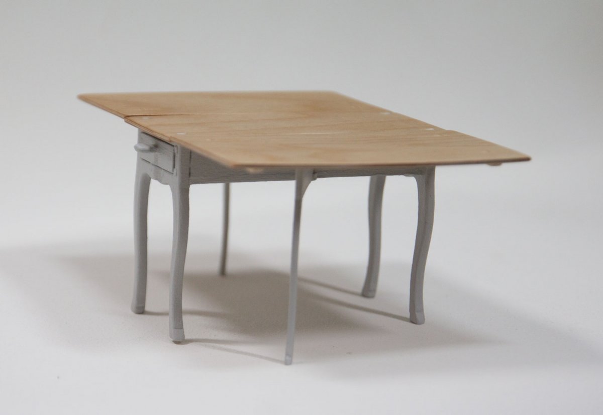 Gateleg table rokoko - kit - 3
