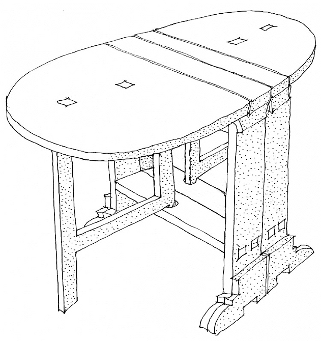 Herrgårdens halvmåneslagbord  - byggsats - 5