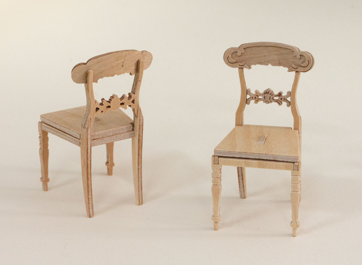 Two chairs - Jenny Lind- kit - 3