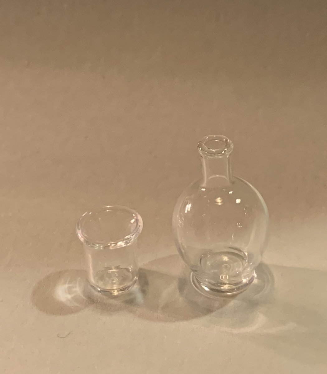 Handmade carafe with glass- handmade in UK - 2