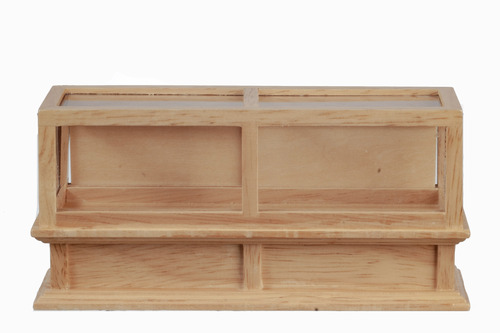 Shopcounter, low, oak