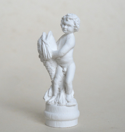 Cherub statue- hard casting plaster