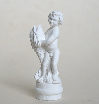 Cherub statue- hard casting plaster
