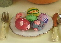 målade ägg
