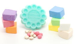 French macaron mold with clay