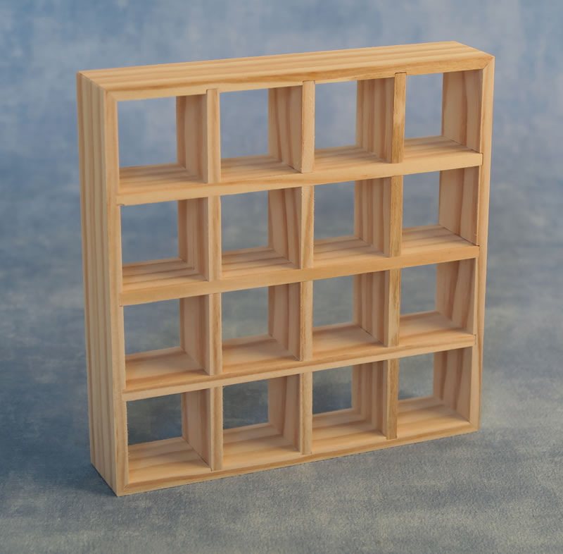 Unpainted storage unit