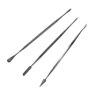 3 PCE STAINLESS STEEL CARVERS DOUBLE ENDED SET