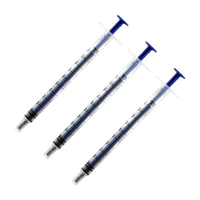 Tre-pack syringe för precision (1ml)