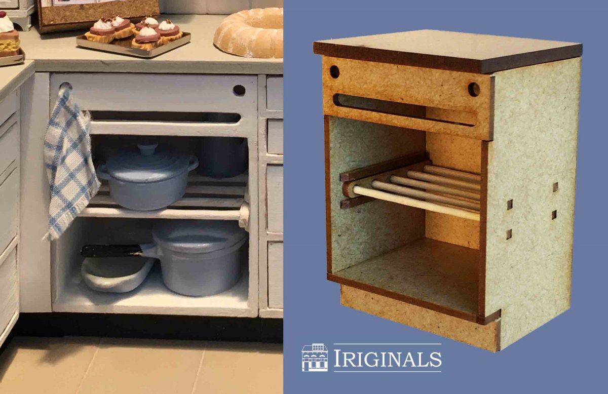 Kitchen cabinet nr 4 kit from Iriginals
