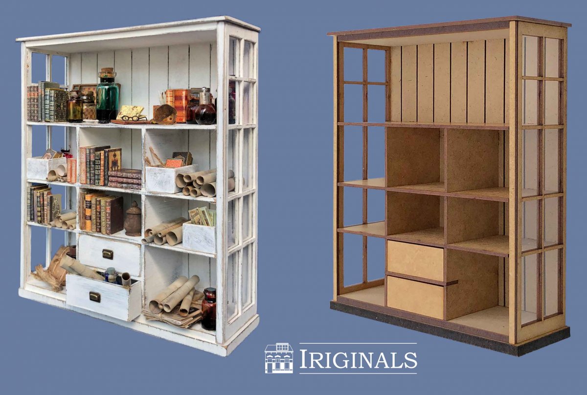 Shelf with "glass" kit from Iriginals