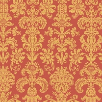 Wallpaper damask - red