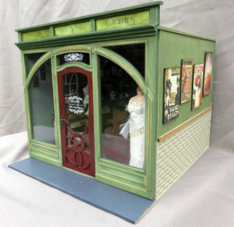 Art Nouveau-butik 2 - byggsats från Melissas Miniatyrer