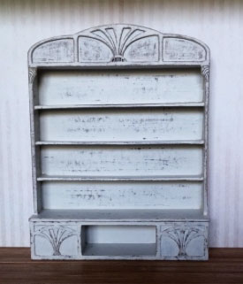 Art Nouveau hylla - byggsats från Melissas Miniatyrer