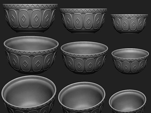 Mixing bowl medium - unpainted in metal från Alison Davies