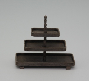 Rustic Rectangle 3 Tiered Stand - from Art of Mini