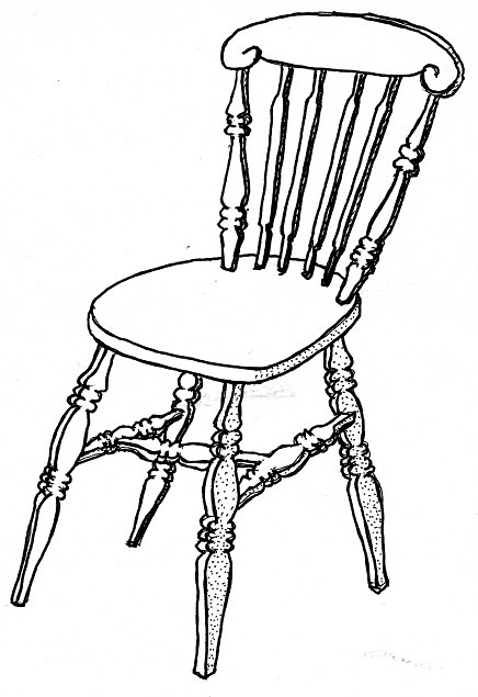 Två chairs Sista pinnen Nesto - kit from Kotte Toys - 3