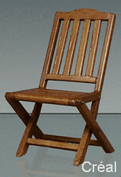 Two garden chairs - cherrywood