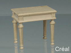 unpainted msall side table - Louis XVl-stil