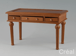 Desk cherrywood Louis XVl-style
