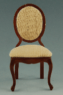 Chair L - XVI beige fabric cherrywood