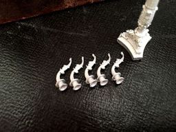 Candelabra - unpainted in metal from Alison Davies - 4