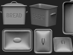 Bread bin - unpainted from Alison Davies