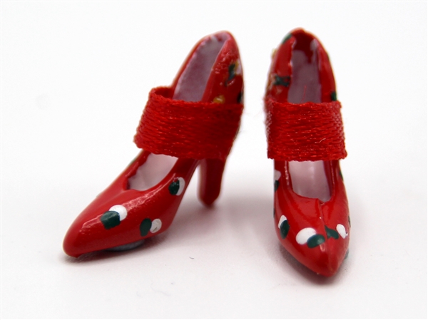 Ladies shoes in red