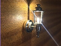 Outdoor light, silver, led