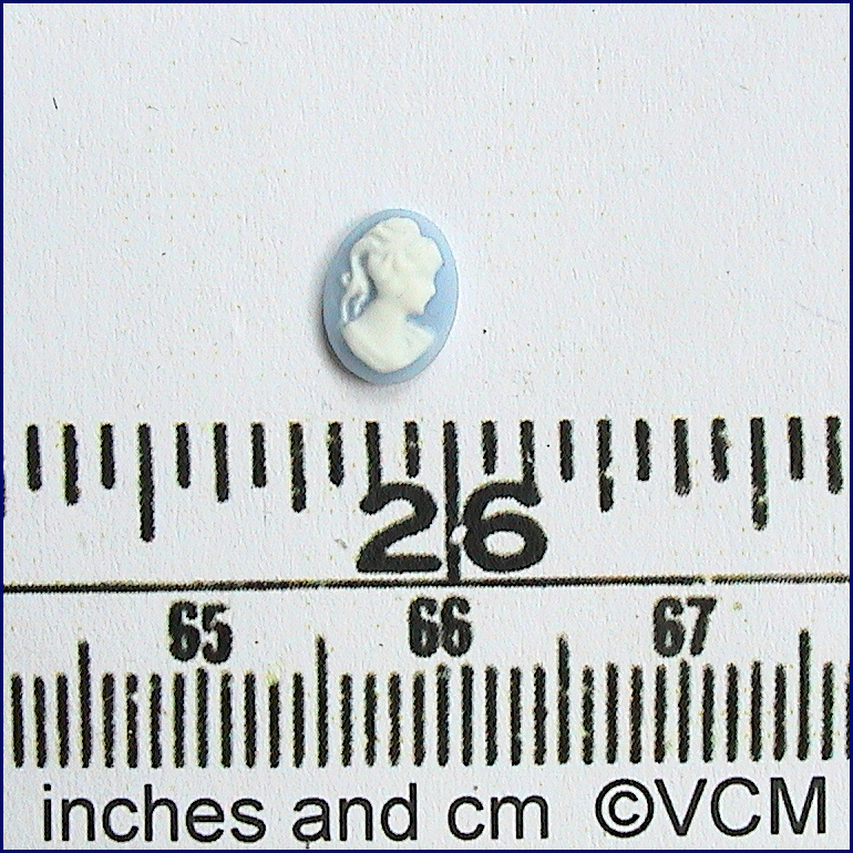 Blue cameo- rom Valerie Claire Miniatures