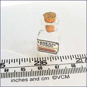 Arsenic bottle - kit from Valerie Claire Miniatures