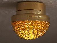 Guld taklampa led