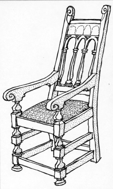 Two Tjolöholms  castle chairs- kit from Kotte Toys - 4