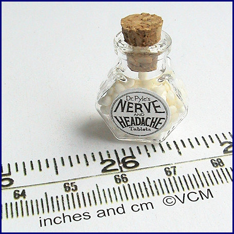 LABELLED CHEMIST JAR – NERVE & HEADACHE TABLETS